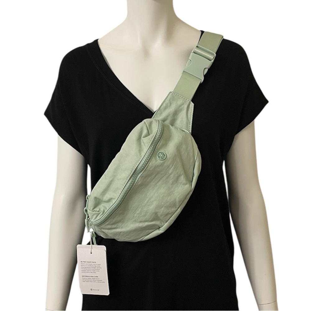 NWT • GAIAM Light Sage Green Belt Bag/ Waist Pack